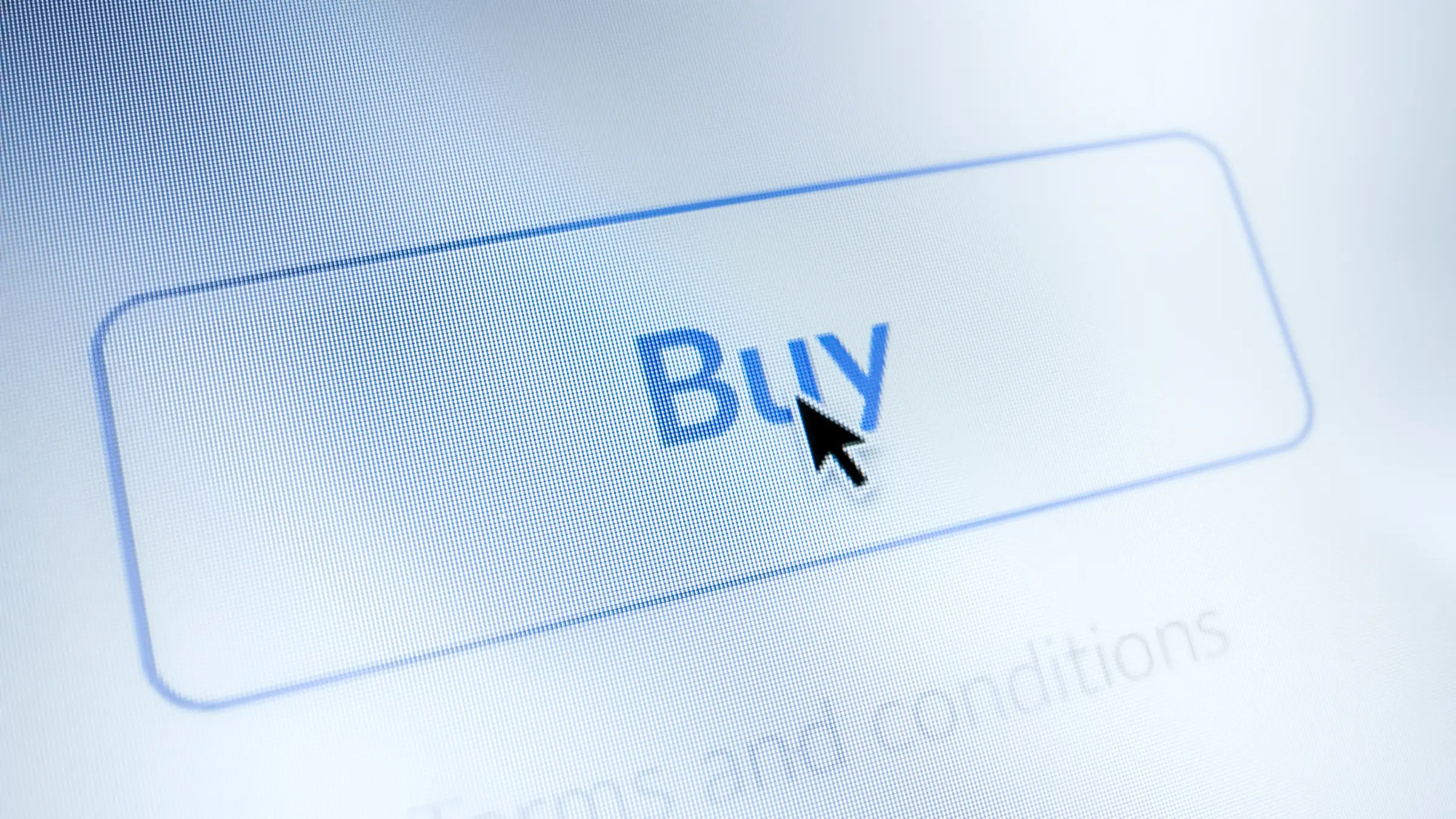 Online order confirmation button on screen